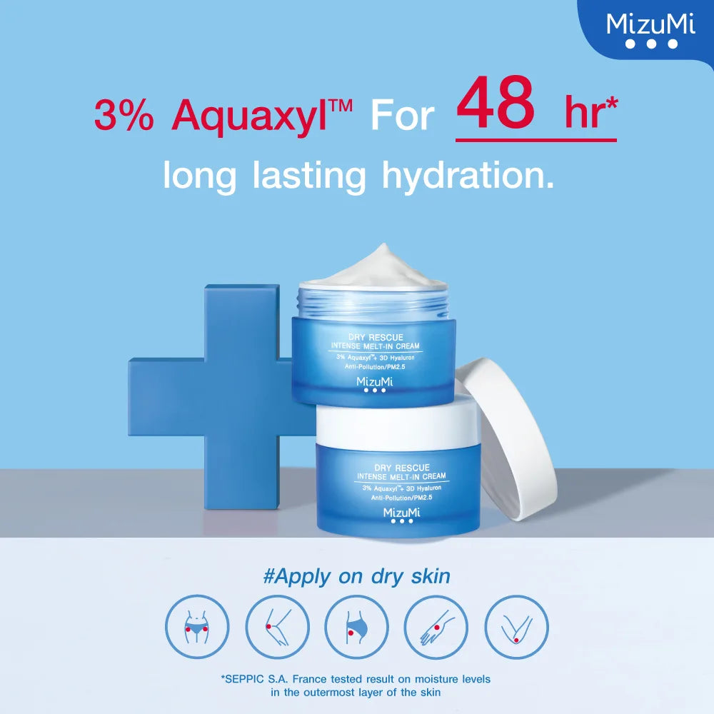MizuMi Dry Rescue Intense Melt-In Cream 45ml