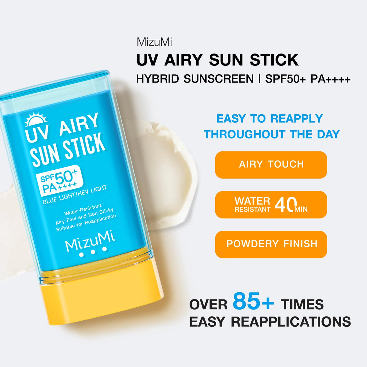 MizuMi UV Airy Sun Stick SPF50+ PA++++