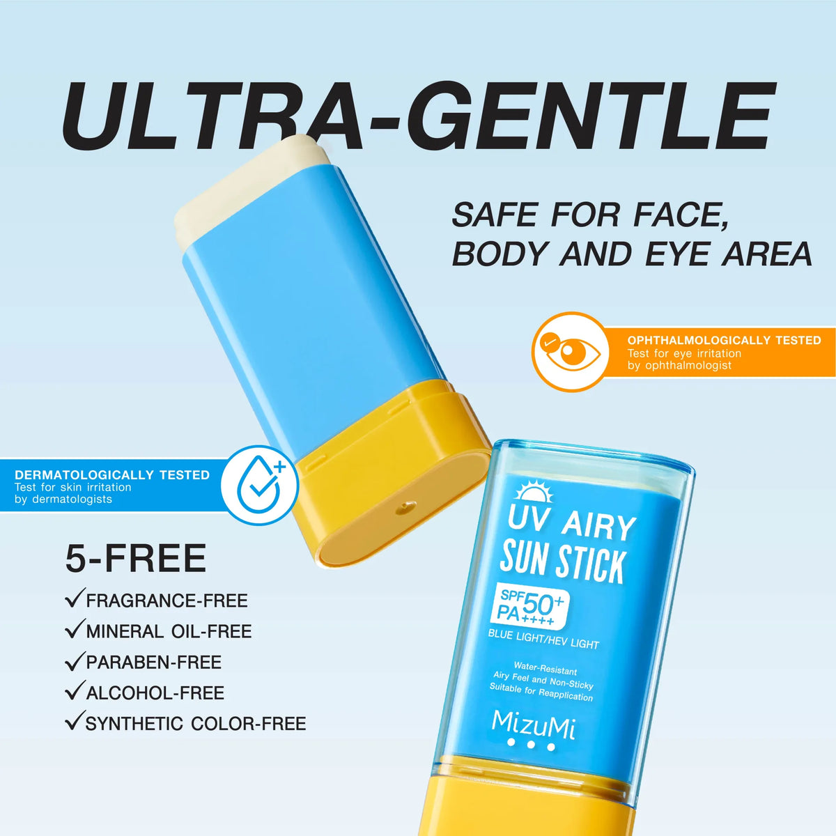 MizuMi UV Airy Sun Stick SPF50+ PA++++