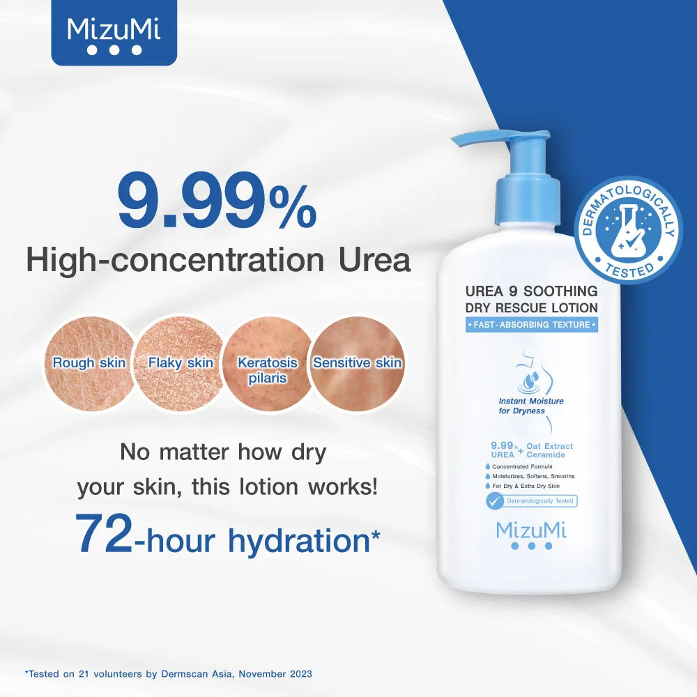 MizuMi Urea 9 Soothing Dry Rescue Lotion 250ml