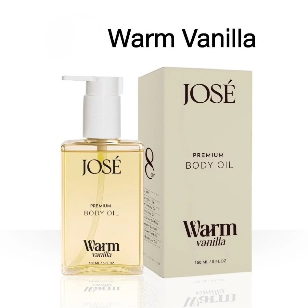 JOSE Premium Body Oil Warm Vanilla 150ml