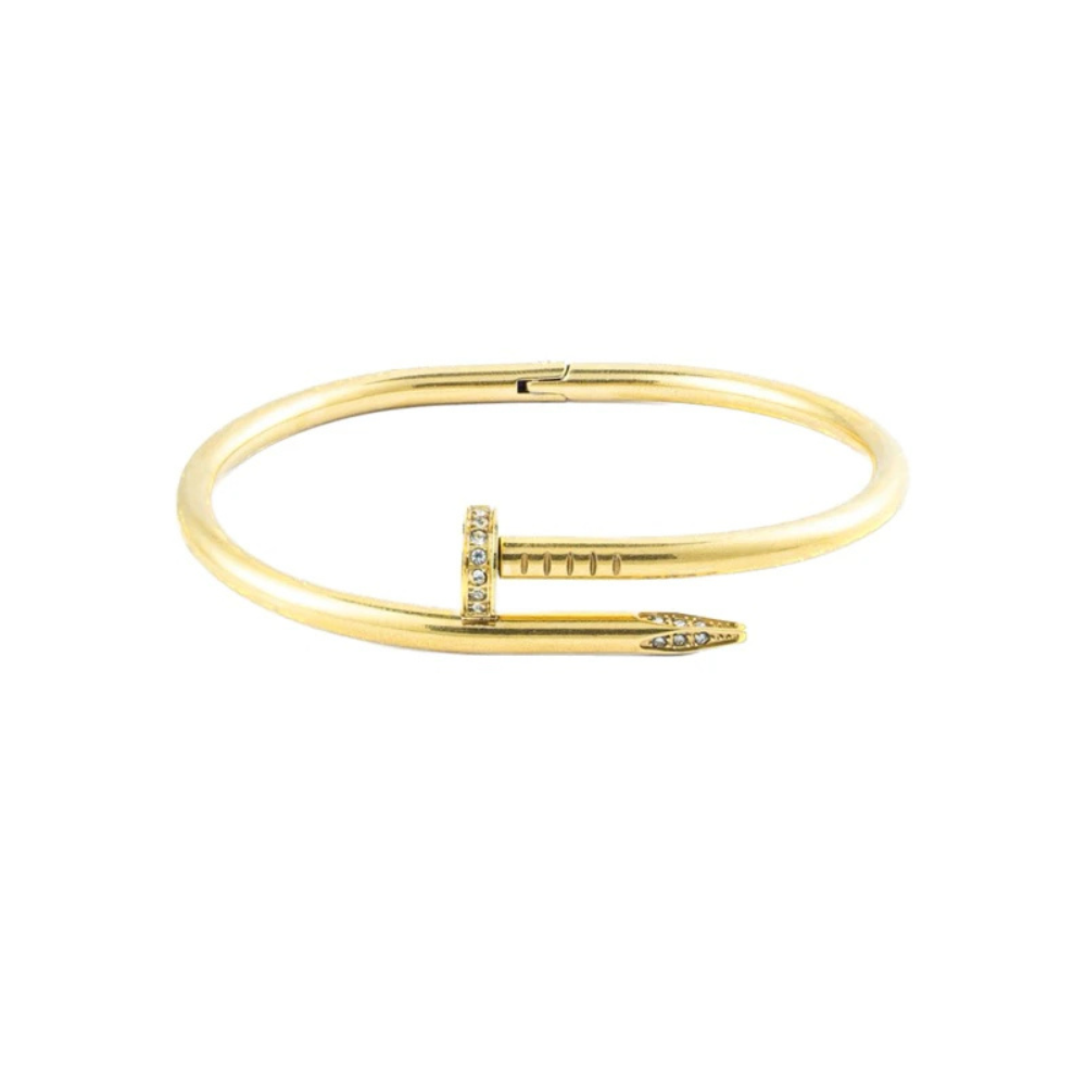 Ganesha Bangle — Gold, Black & Rose Tusk Designs