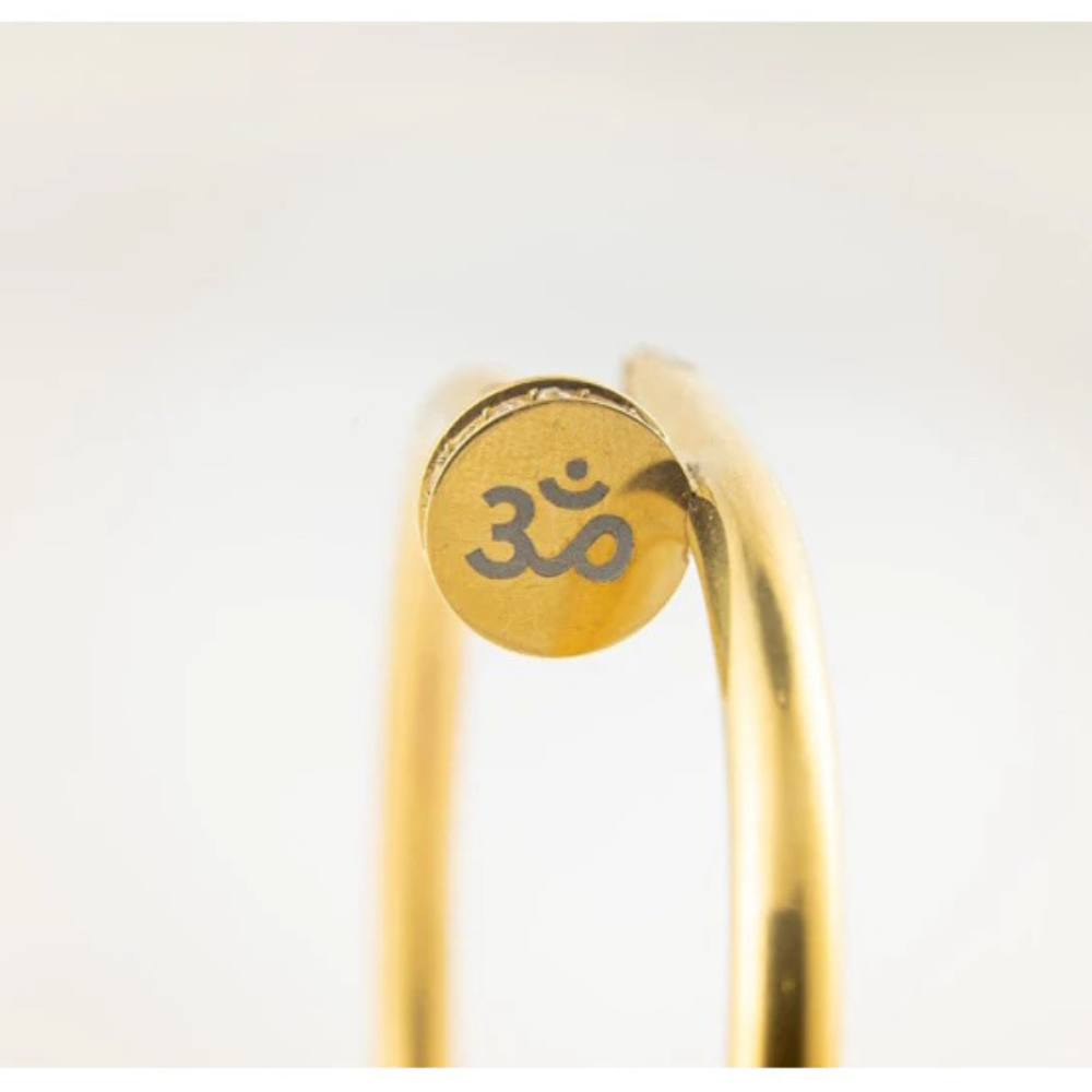 Ganesha Bangle — Gold, Black & Rose Tusk Designs