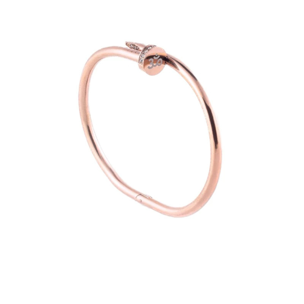 Ganesha Bangle — Gold, Black & Rose Tusk Designs