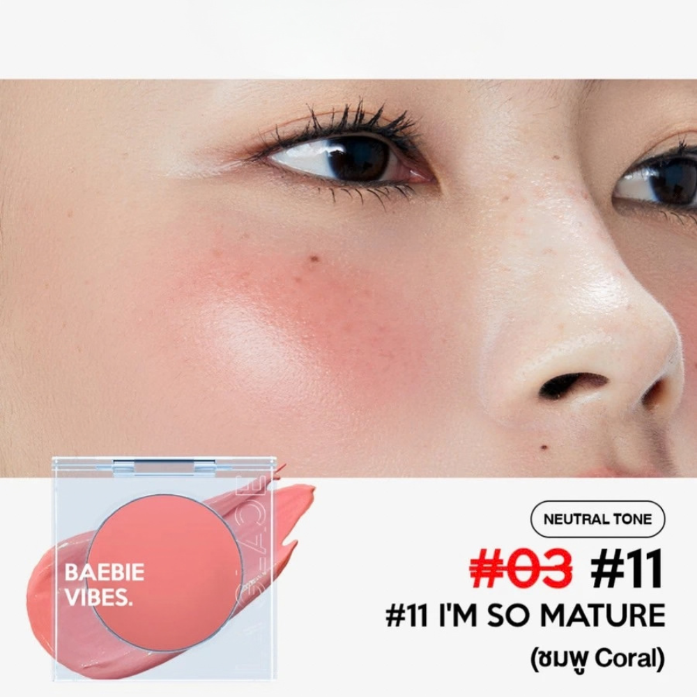 LA GLACE Baebie Vibes Cream Blush 3.8g