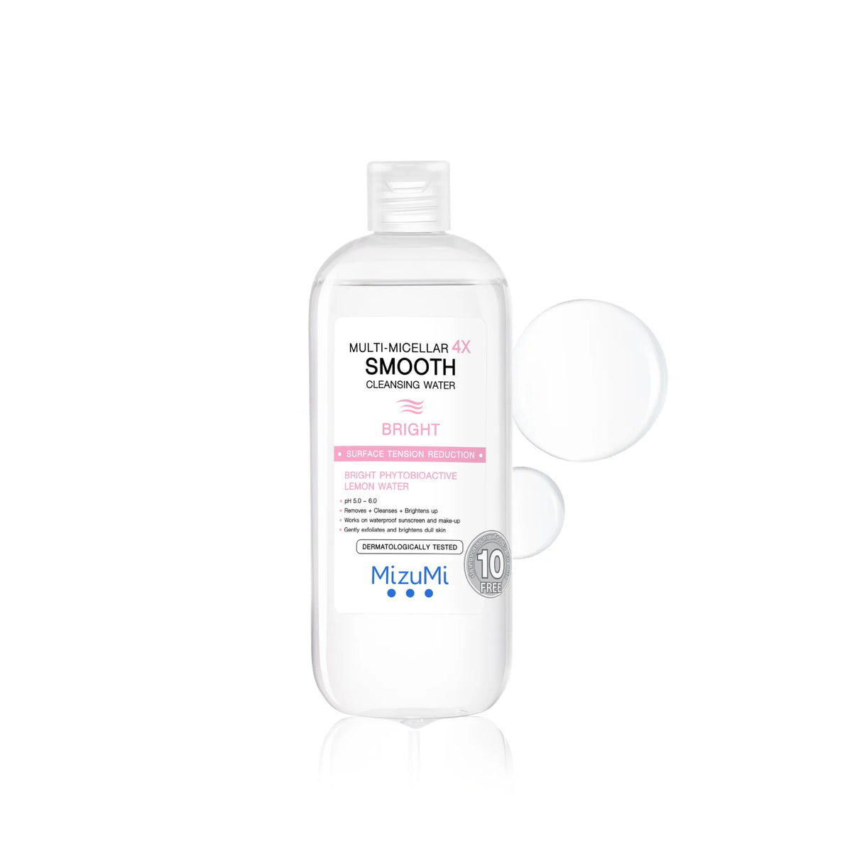 MizuMi Multi-Micellar 4X Smooth Cleansing Water Bright