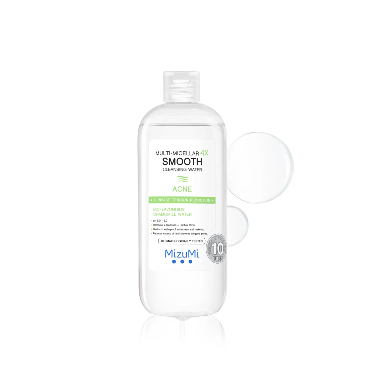 MizuMi Multi-Micellar 4X Smooth Cleansing Water Acne