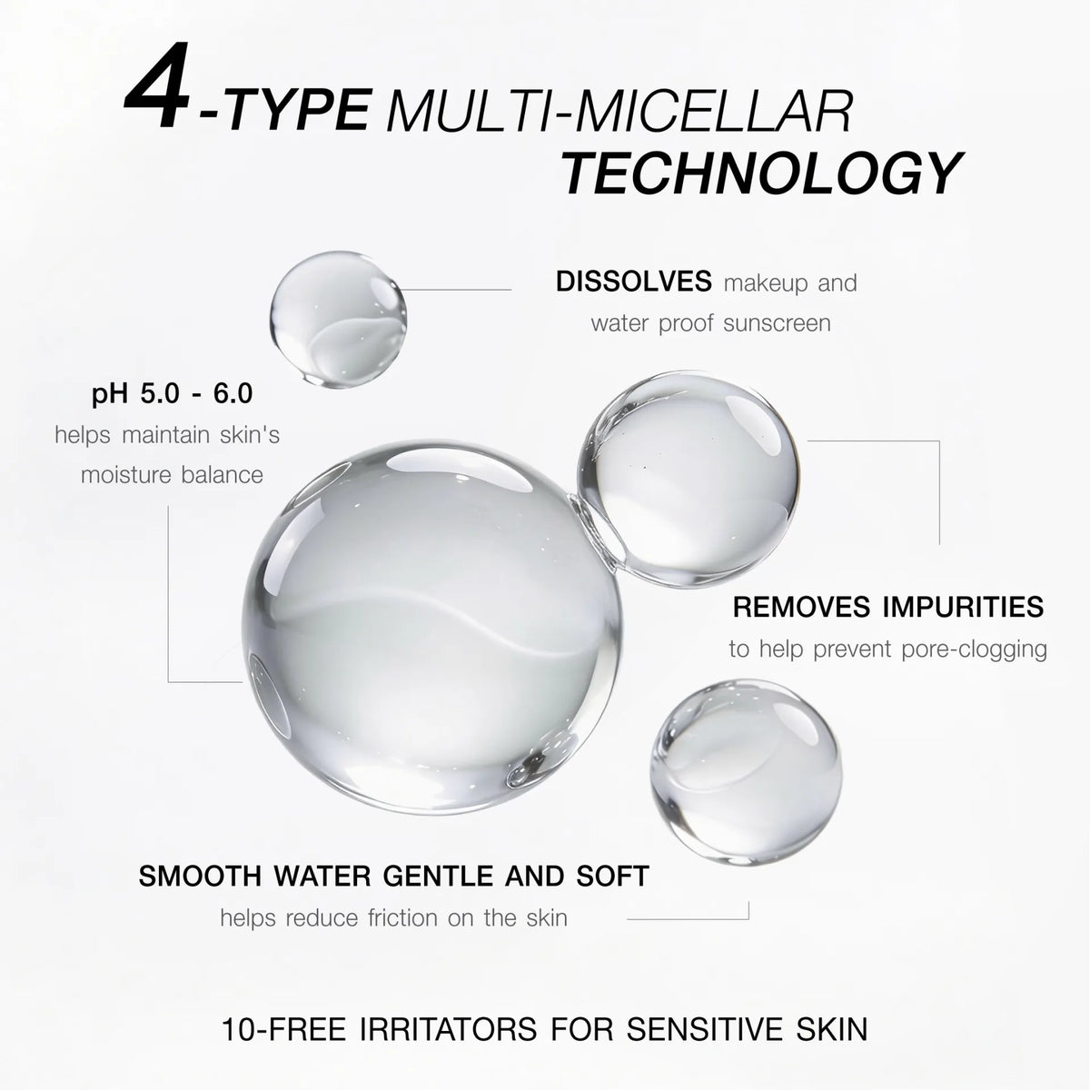 MizuMi Multi-Micellar 4X Smooth Cleansing Water Hydrating