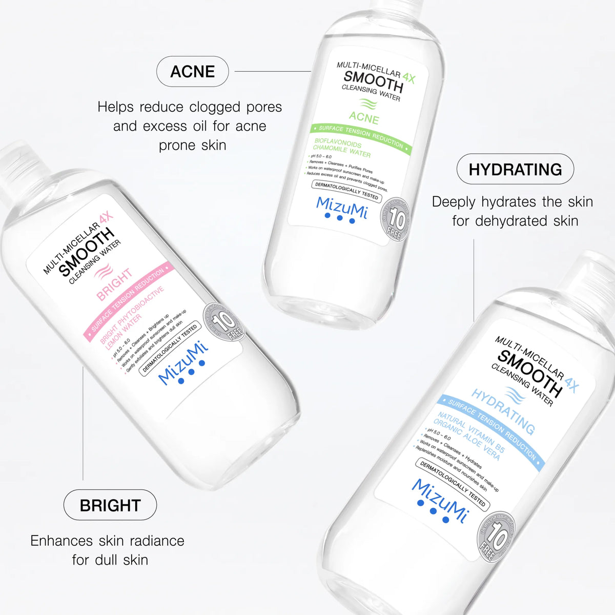 MizuMi Multi-Micellar 4X Smooth Cleansing Water