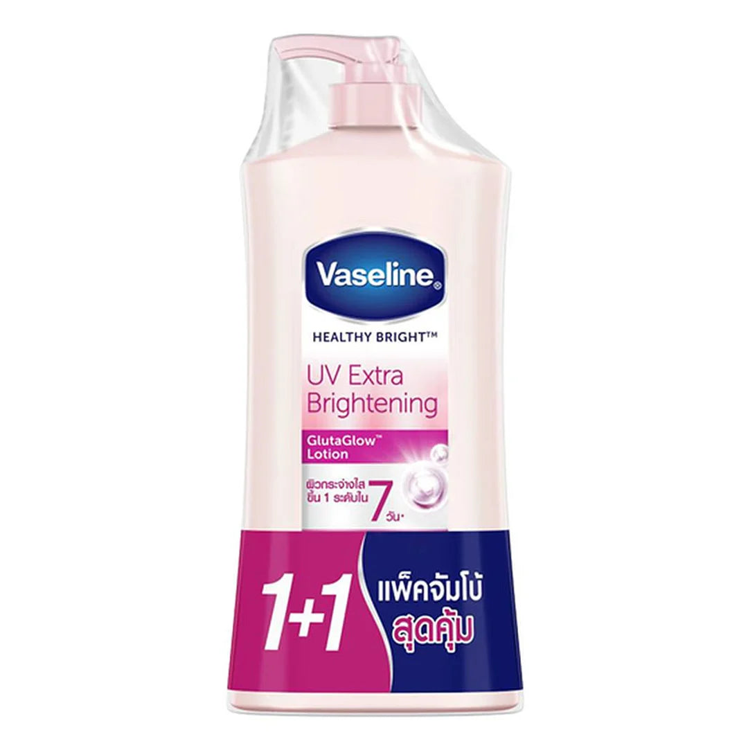 Vaseline Healthy Bright UV Extra Brightening Gluta Ceramide Body Lotion 480 ml x 2