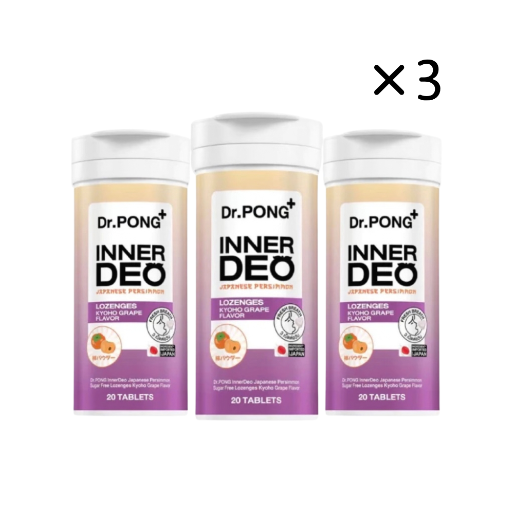 Dr.PONG InnerDeo Japanese Persimmon Lozenges — 20 Lozenges