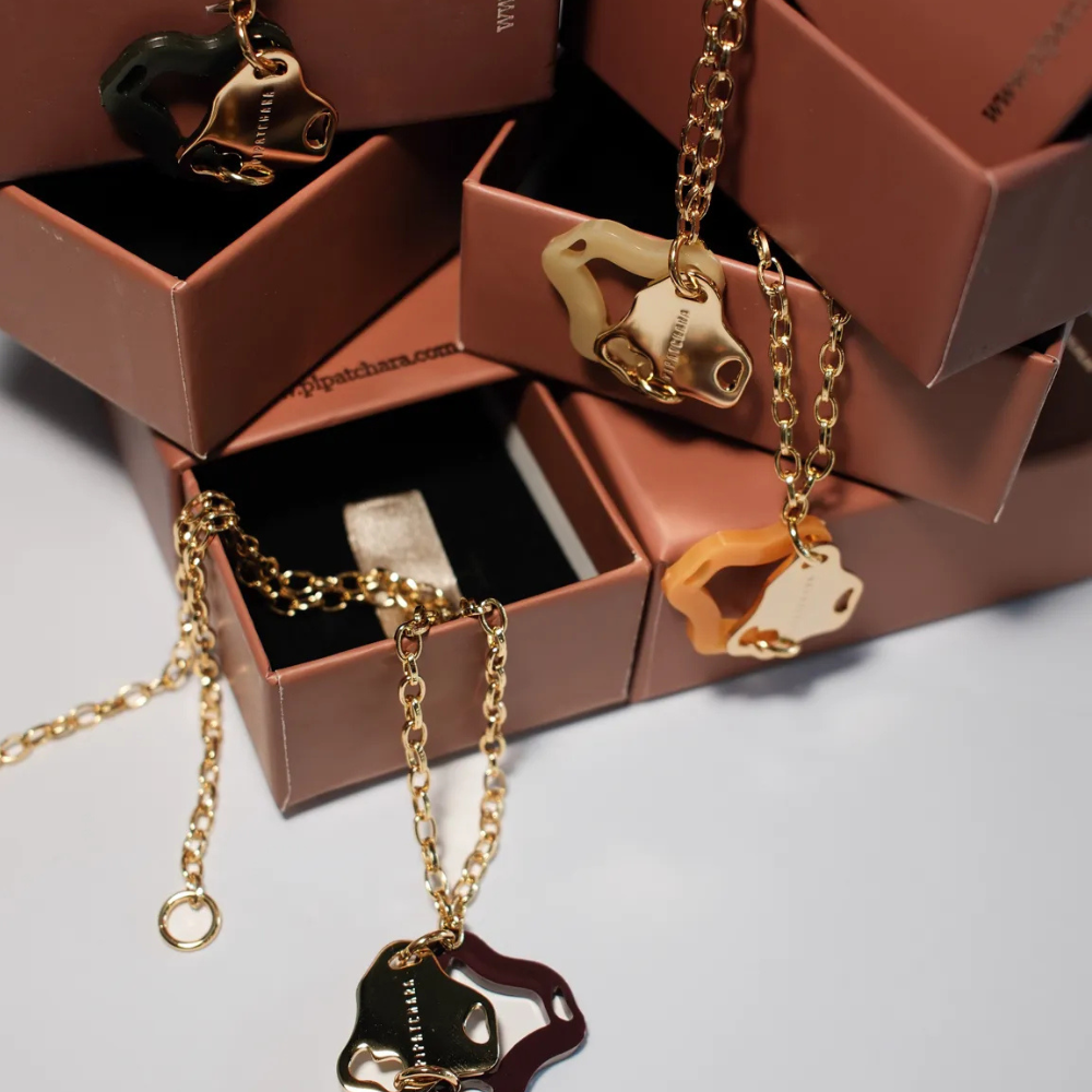 PIPATCHARA Aqua Necklace Gold (Lucent)