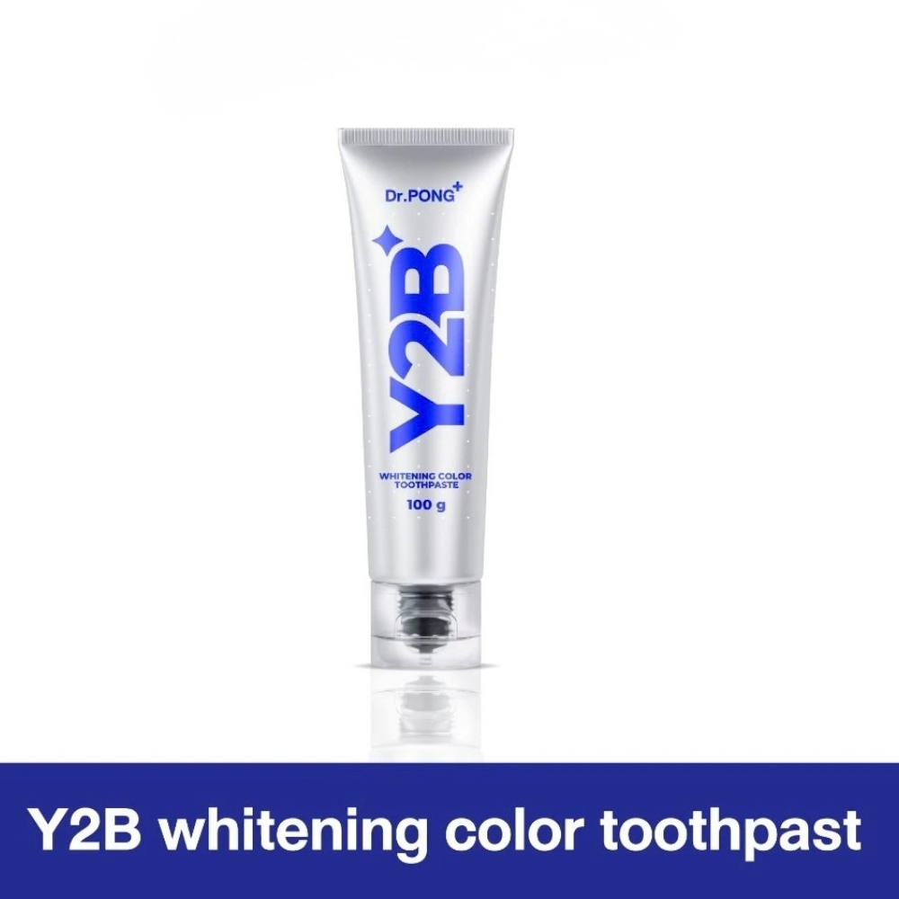 Dr.PONG Y2B Whitening Color Set – Toothpaste 100g + Toothgel 50g