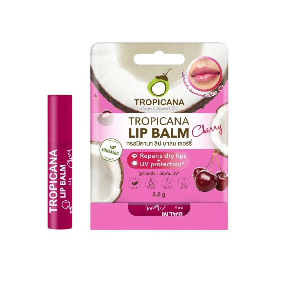 Tropicana Coconut Lip Balm Stick 3.8g Cherry