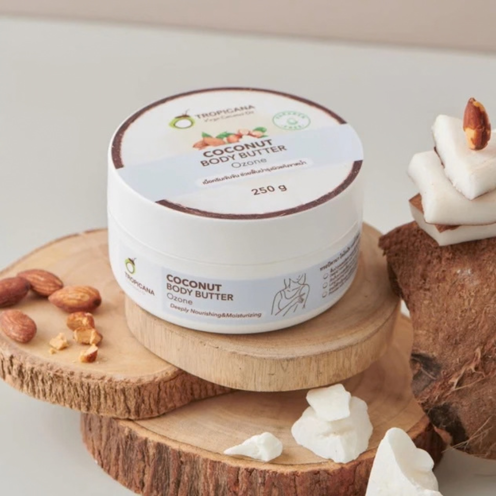 Tropicana Coconut Body Butter for Very Dry Skin – Ozone Sense 250g
