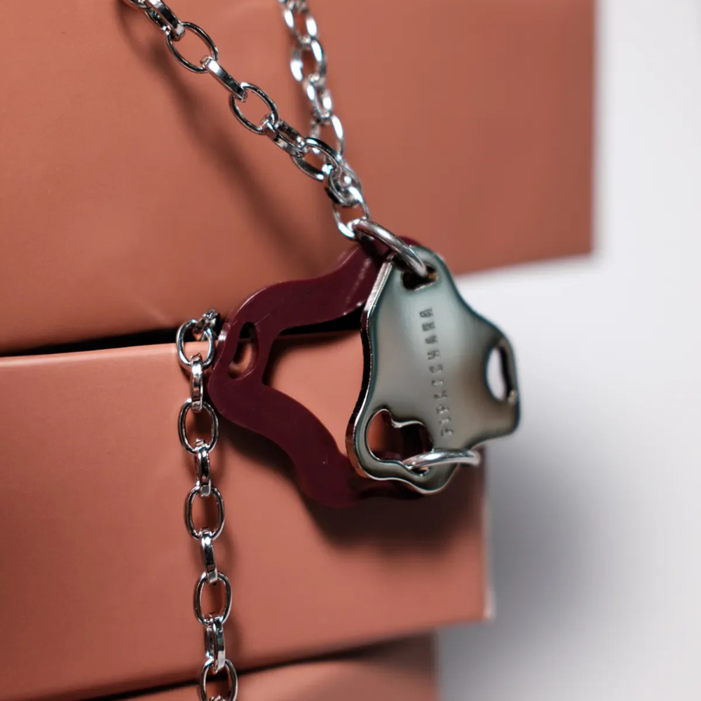 PIPATCHARA Aqua Necklace Silver (Violet)