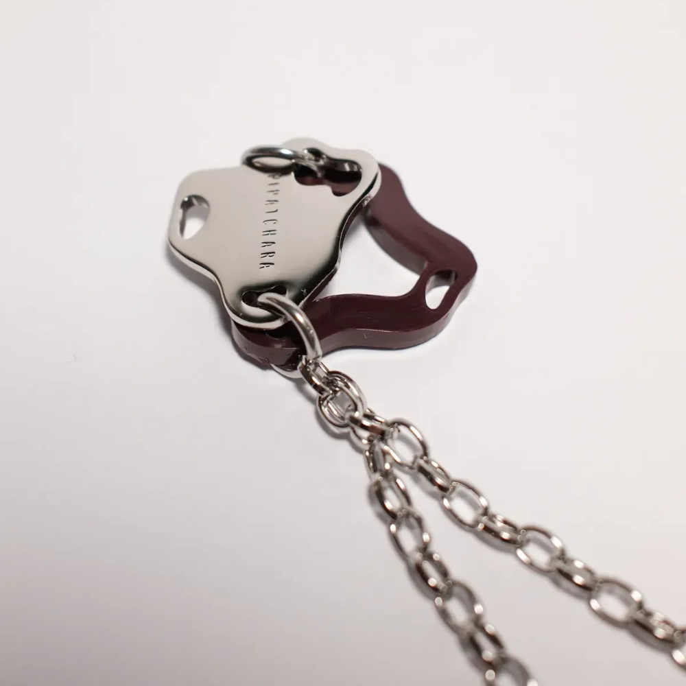 PIPATCHARA Aqua Necklace Silver (Violet)