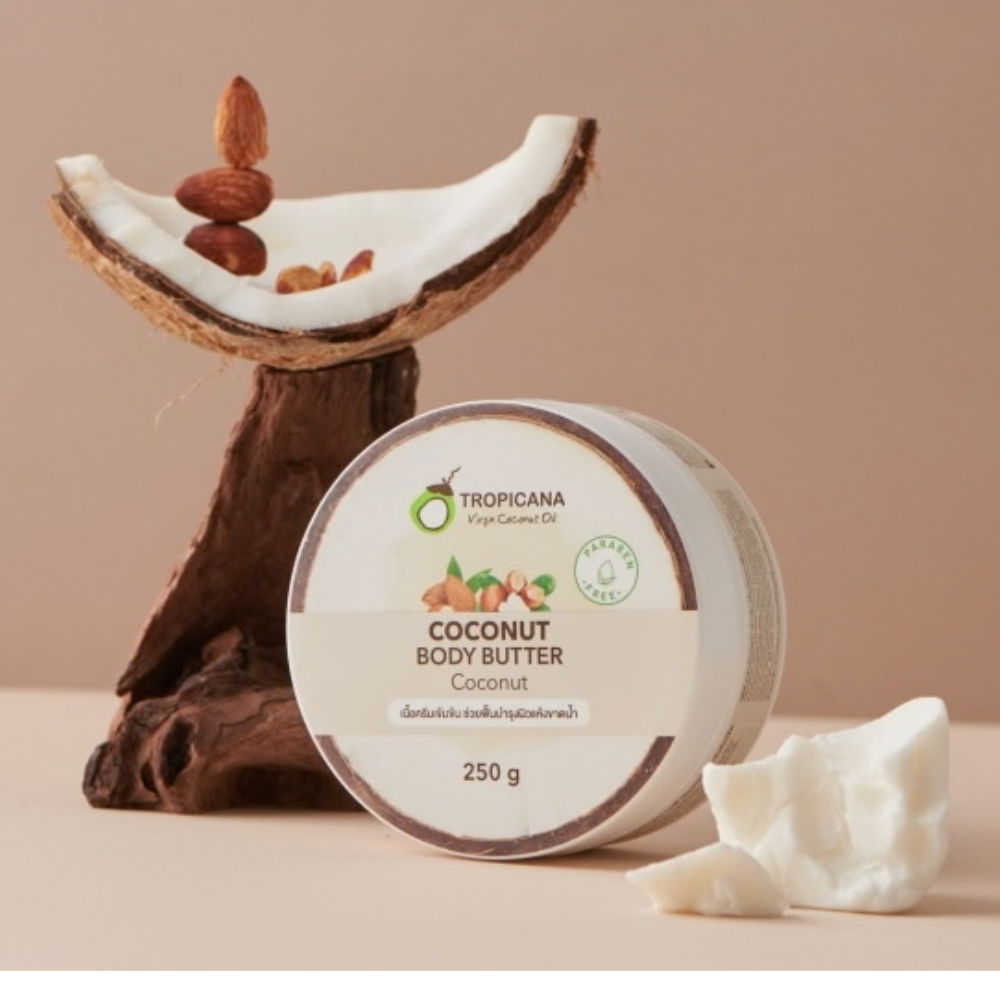 Tropicana Coconut Body Butter for Very Dry Skin – Coconut Sense 250g