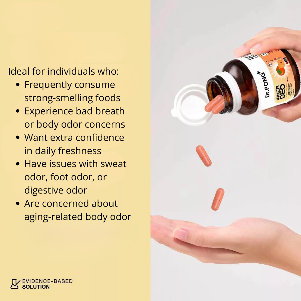 Dr. PONG Inner Deodorant Supplement with Japanese Persimmon Powder