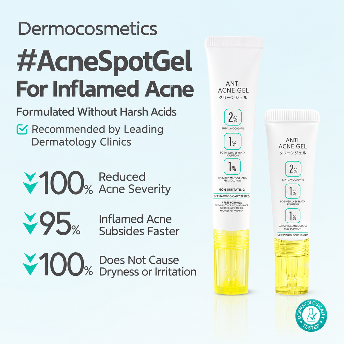 ACCA by Dr.DSP Targeted Care Gels 15g — 3 Formulas