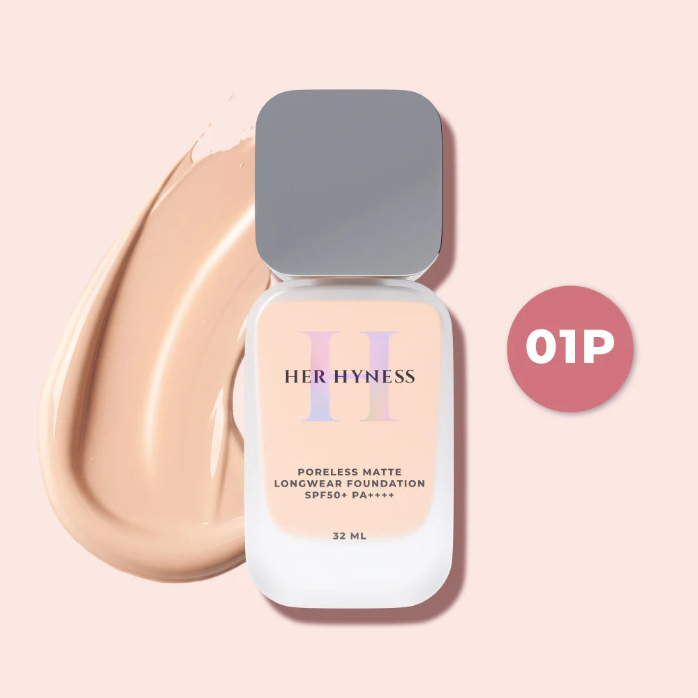 HER HYNESS Poreless Matte Longwear Foundation SPF50+ PA++++ 32ml