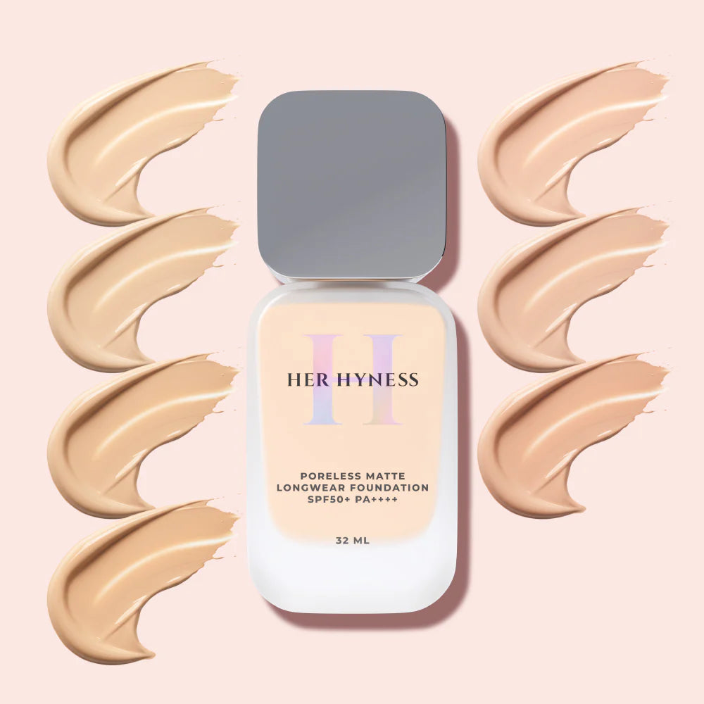 HER HYNESS Poreless Matte Longwear Foundation SPF50+ PA++++ 32ml
