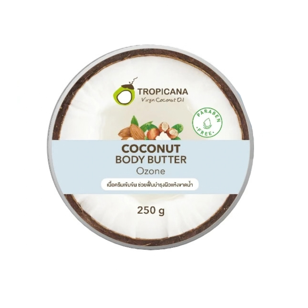 Tropicana Coconut Body Butter for Very Dry Skin – Ozone Sense 250g