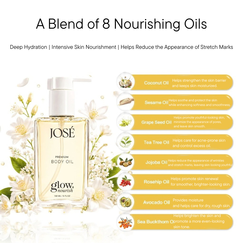 JOSE Premium Body Oil Glow & Nourish 150ml