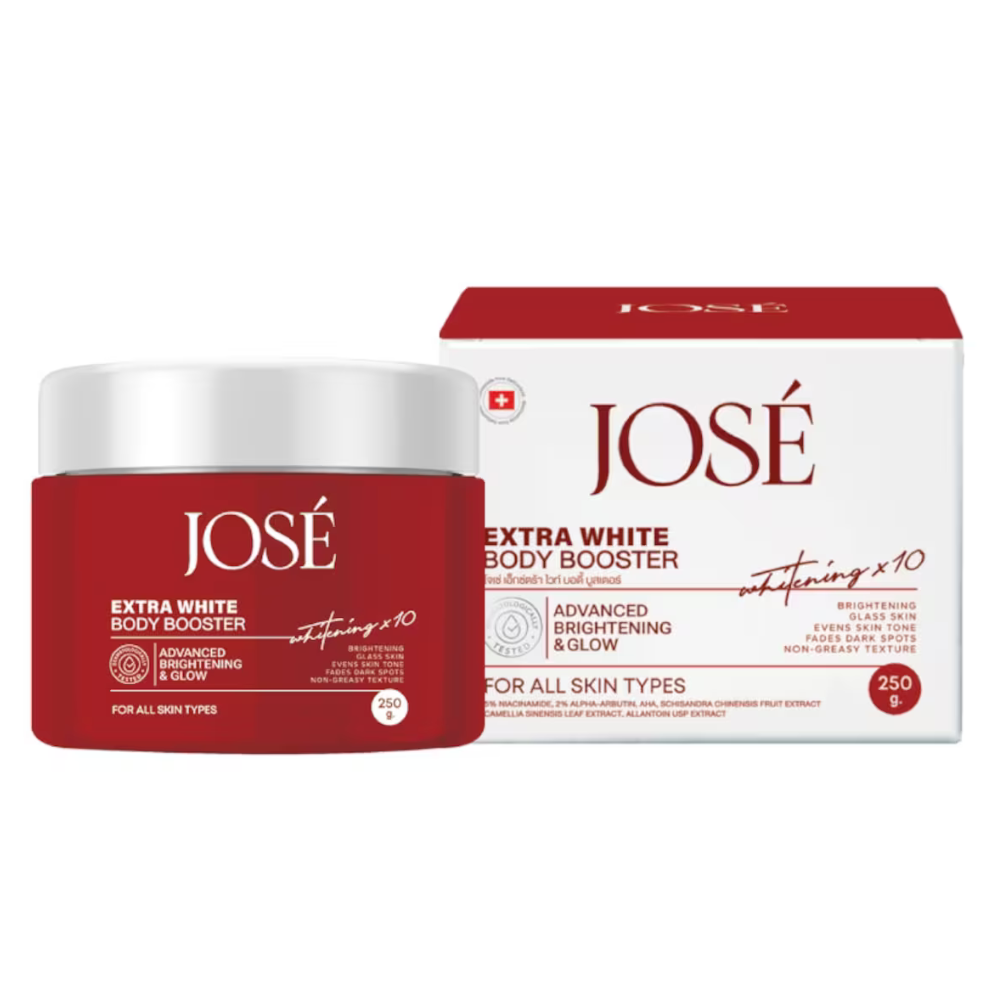 JOSE Extra White Body Booster 250g – Brightening Body Cream with 5% Niacinamide