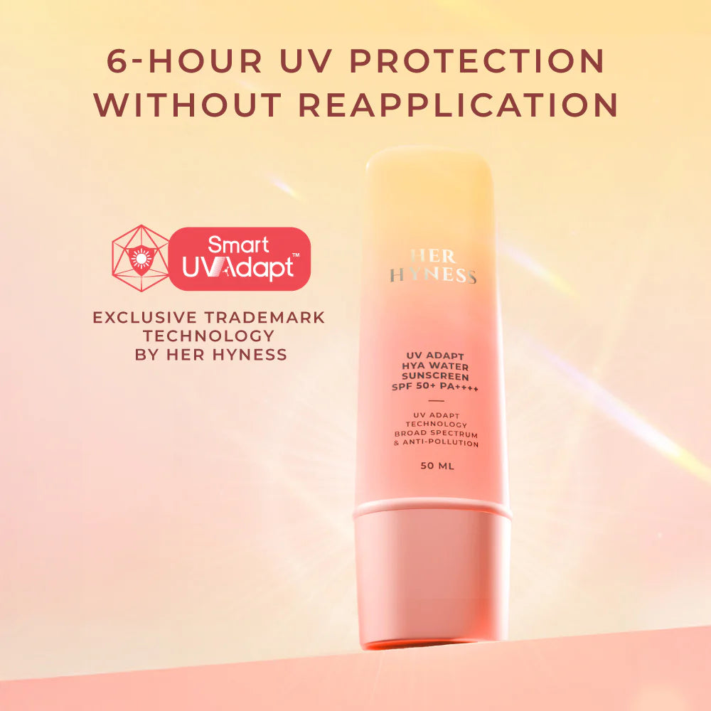 HER HYNESS UV Adapt Hya Water Sunscreen SPF 50+ PA++++ 50 ml