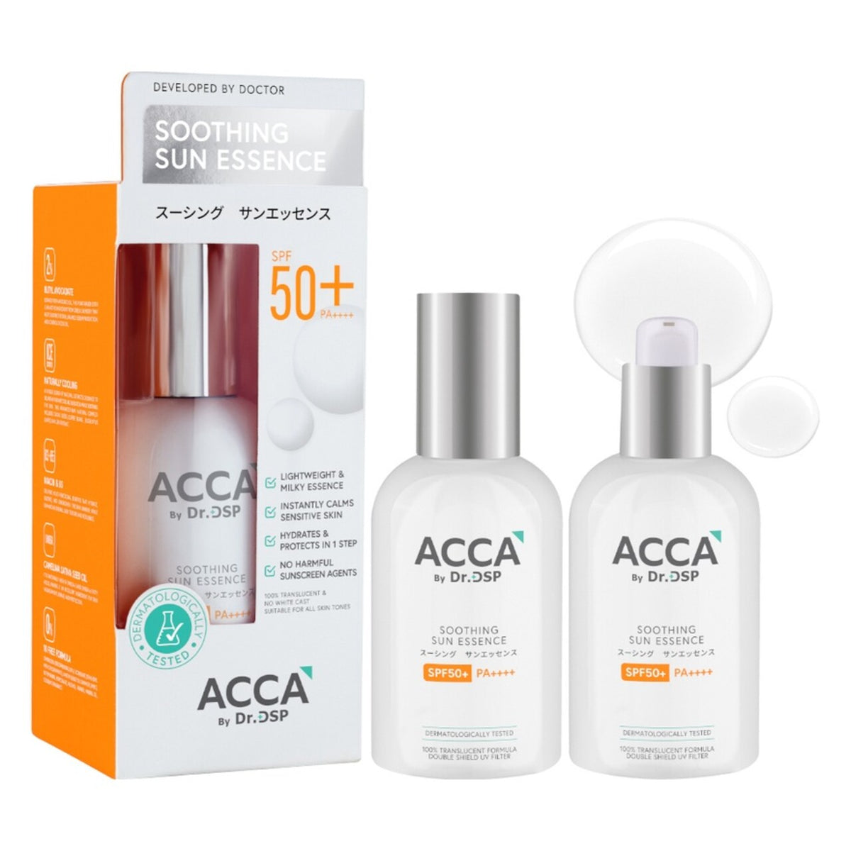 ACCA by Dr.DSP Soothing Sun Essence SPF50+ PA++++