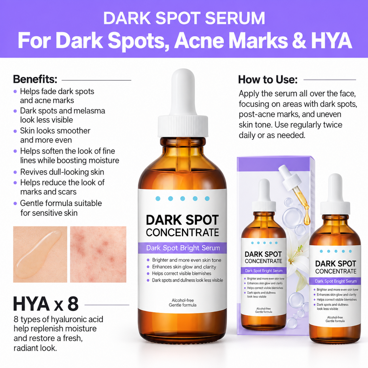 CLEAR NOSE Dark Spot Bright Serum benefits and directions