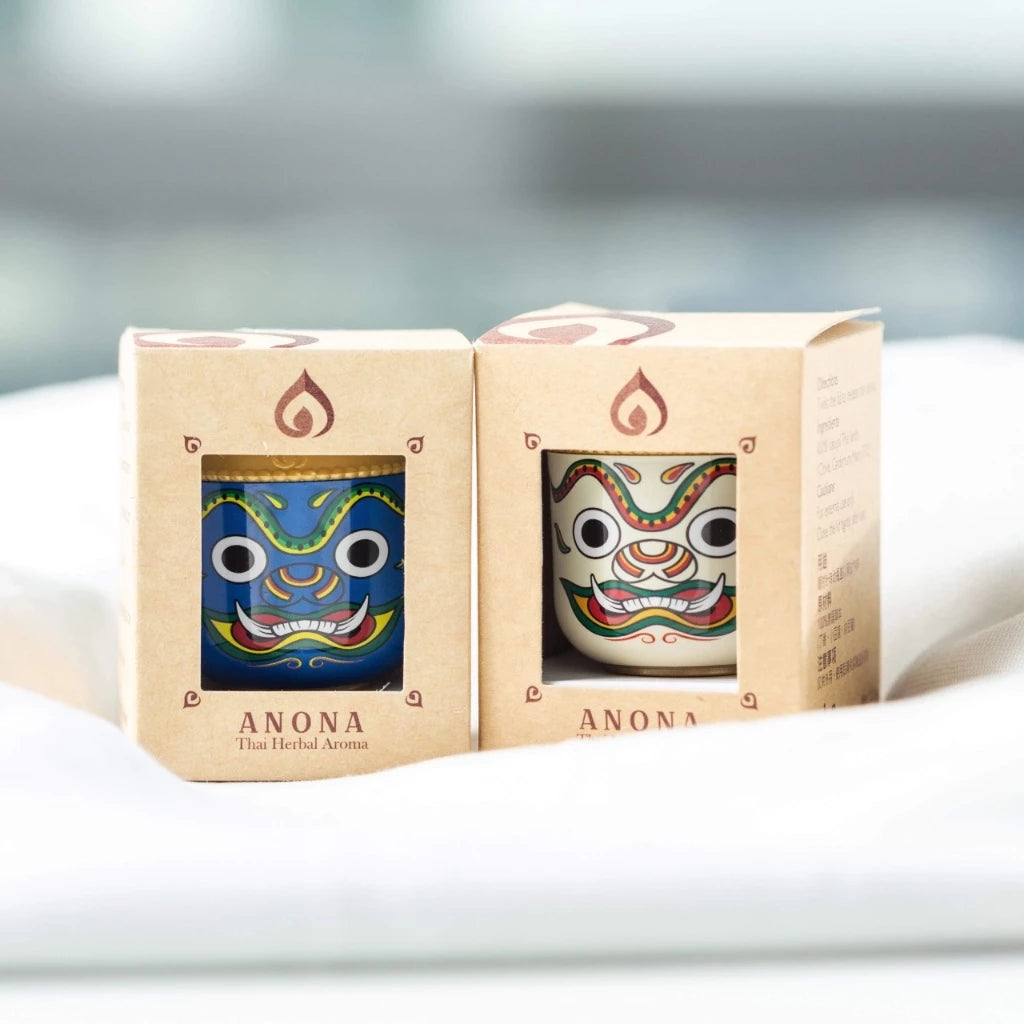 Thai Herbal Inhaler – Peppermint (Blue Yaksha Design)