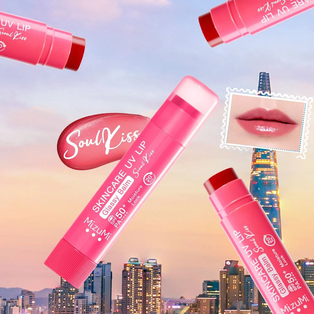 MizuMi Skincare UV Lip Glassy Balm SPF50+ PA++++ 3.5g