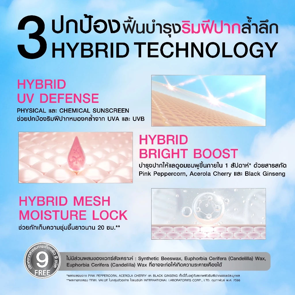 MizuMi Skincare UV Lip Glassy Balm SPF50+ PA++++ 3.5g