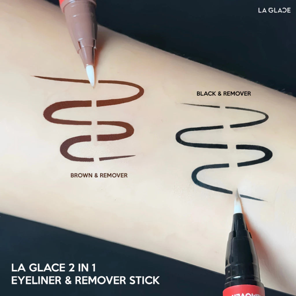 LA GLACE 2 in 1 Eyeliner & Remover Stick 1ml