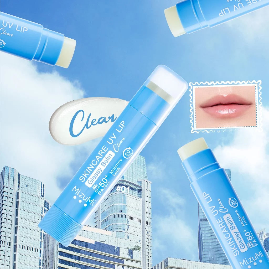 MizuMi Skincare UV Lip Glassy Balm SPF50+ PA++++ 3.5g