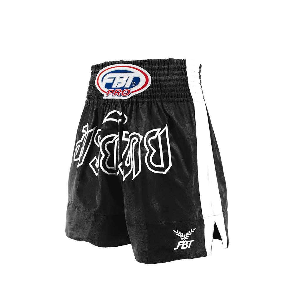 FBT Muay Thai Boxing Shorts – Micro-Polyester and Satin