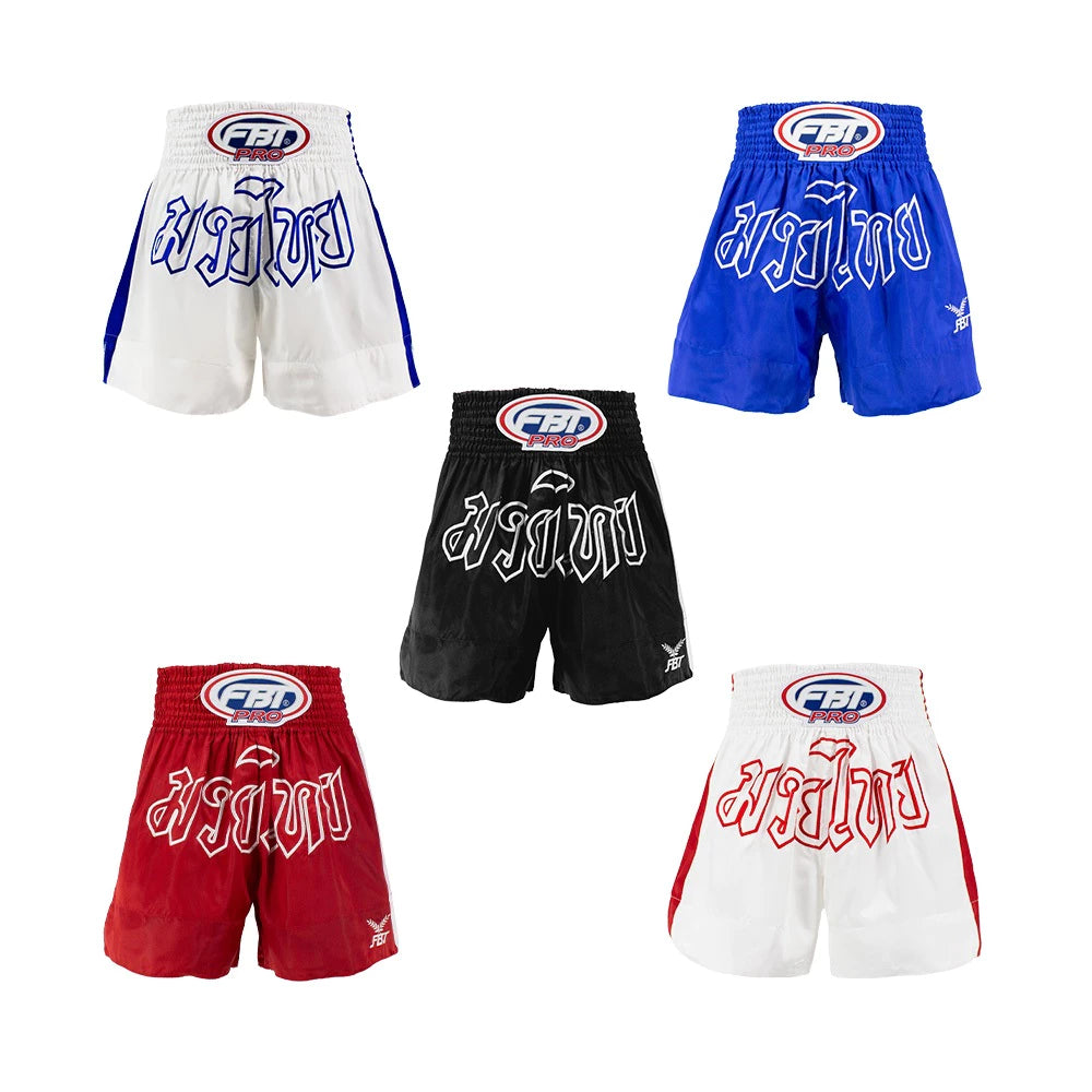 FBT Muay Thai Boxing Shorts – Micro-Polyester and Satin