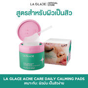 LA GLACE Acne Care Daily Calming Pads [80 Pads]