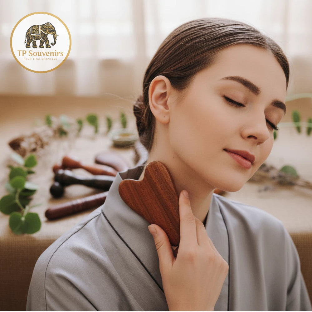 Wooden Acupressure Massage Tool– Natural Body Massage & Muscle Relief