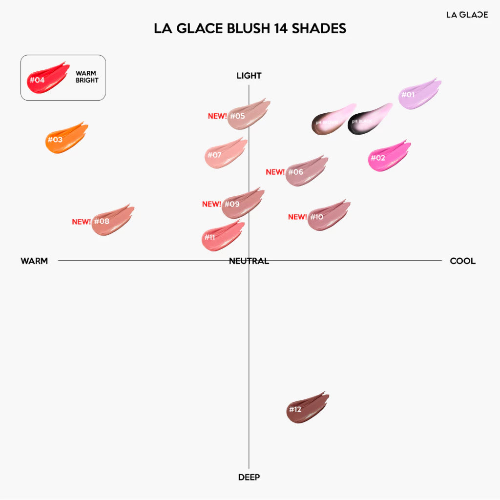 LA GLACE Baebie Vibes Cream Blush 3.8g
