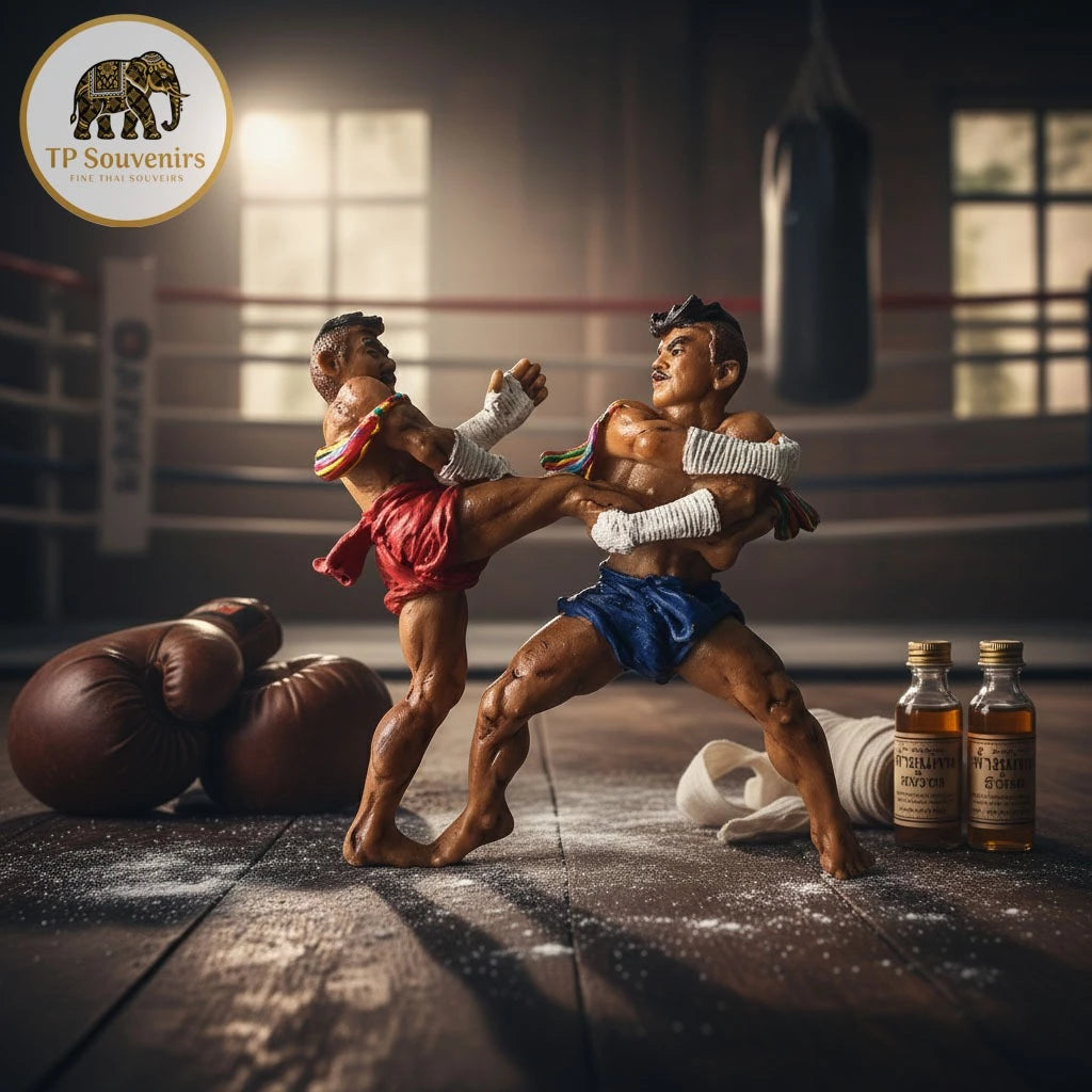 Muay Thai Magnet – Traditional Thai Boxing Fridge Magnet Souvenir