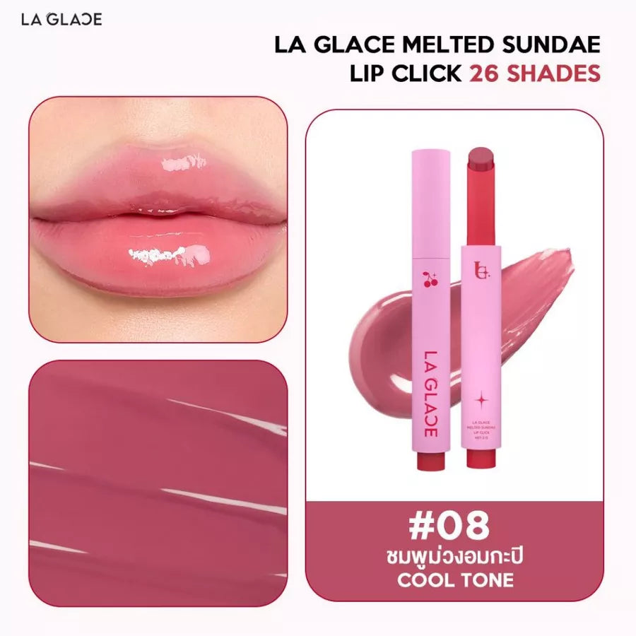 LA GLACE Melted Sundae Lip Click 2g