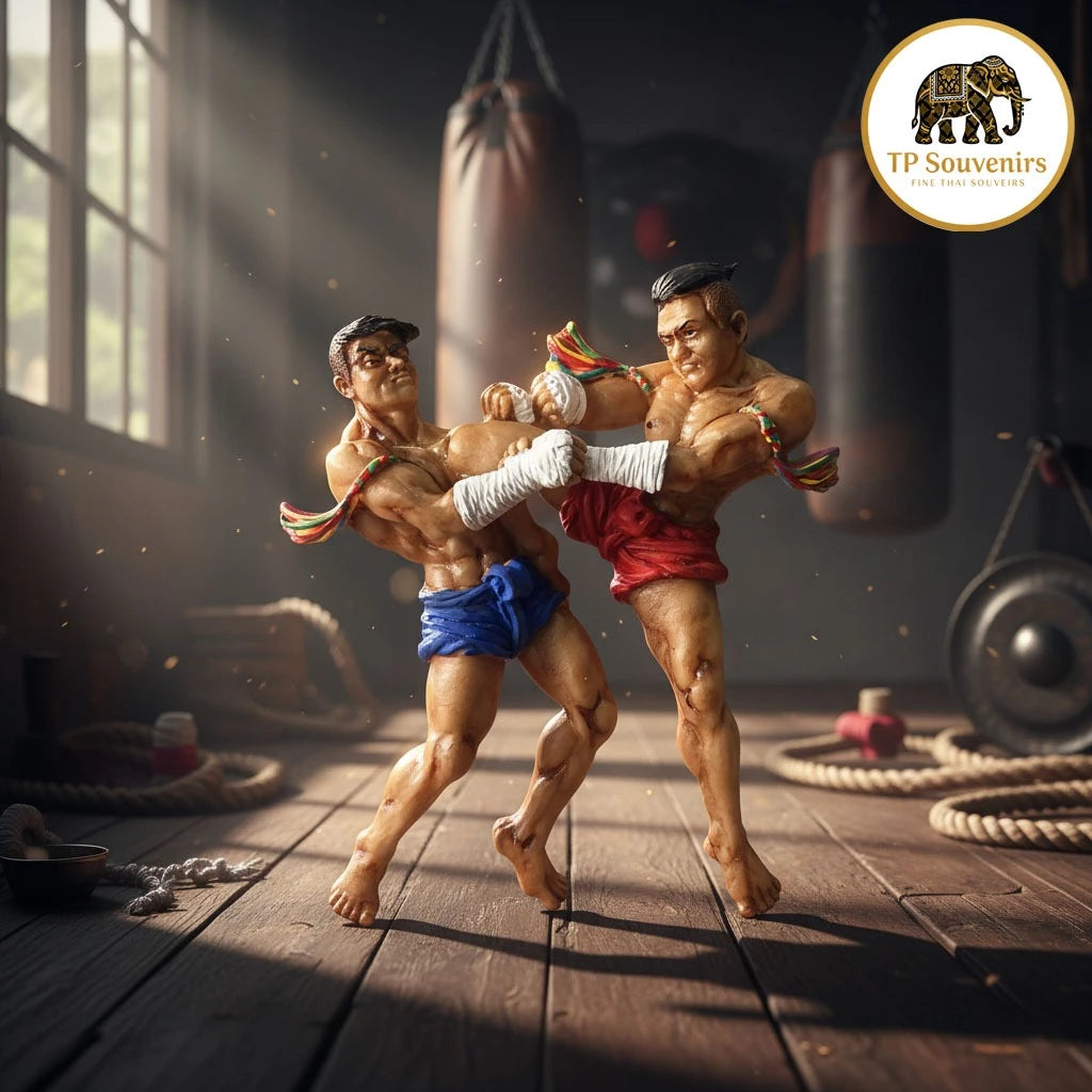 Muay Thai Magnet – Traditional Thai Boxing Fridge Magnet Souvenir