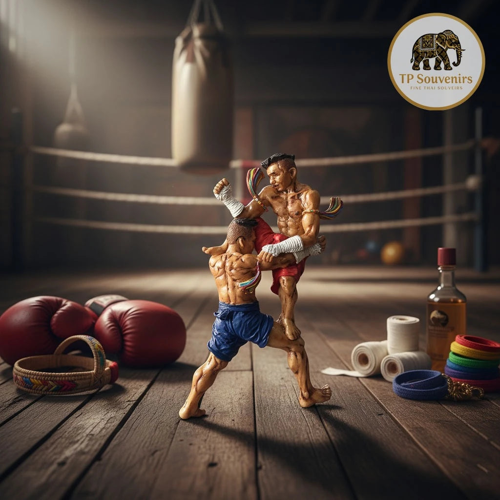 Muay Thai Magnet – Traditional Thai Boxing Fridge Magnet Souvenir