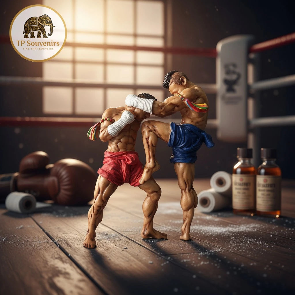 Muay Thai Magnet – Traditional Thai Boxing Fridge Magnet Souvenir