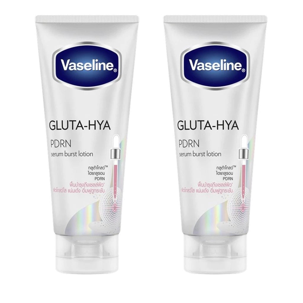 Vaseline Gluta-Hya PDRN Serum Burst Lotion 290ml x2