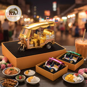 Premium Thailand Tuk Tuk Diecast Model with Gift Box