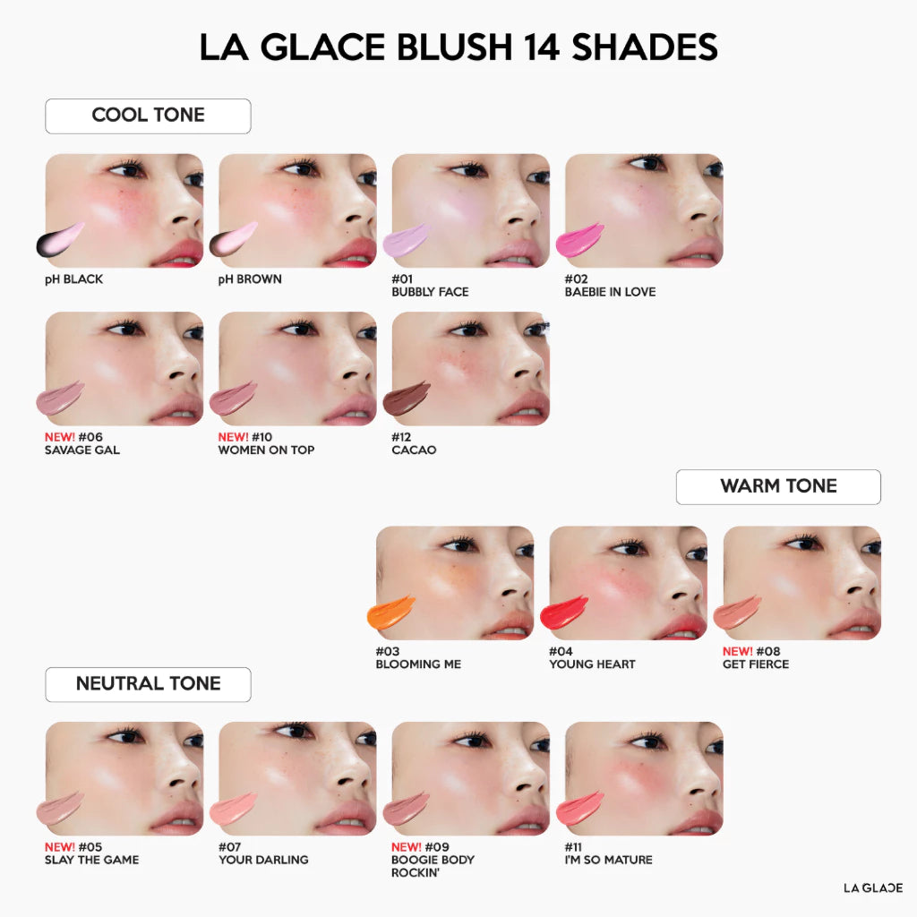 LA GLACE Baebie Vibes Cream Blush 3.8g